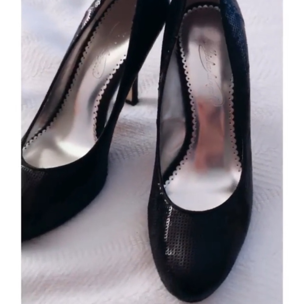 Sequin heels